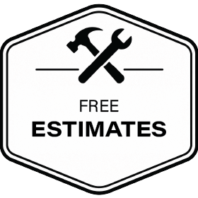 free estimates badge
